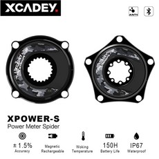 자전거 크랭크 암 셋 용품 MTB 체인링 xcadey xpower s sram 파워 미터 스파이더 파워 미터 스파이더 도로 산악 sram 로터 세트 파워 미터,