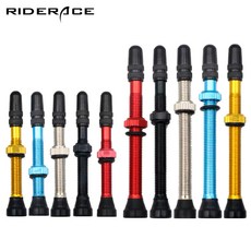 RIDERACE 튜브리스 튜블리스 프레스타 밸브 연장 익스텐션 2개 세트 40mm 60mm, RL7743 40mm, 골드