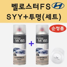 순정품 현대 벨로스터FS SYY 썬플라워 스프레이 페인트 + 투명스프레이