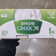 코스트코 풀무원 다논 그릭 요거트 90g x 16개입, 1.44kg, 1개