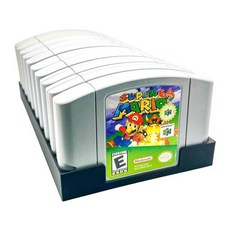 N64용 게임 카트리지 홀더 닌텐도 N64 게임용 보관 트레이 및 정리함 10개, 10 Game Holder, 2) 10 Game Holder - 게임수납