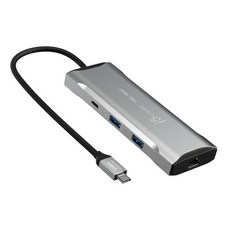 J5create JCD393 USB4 멀티어댑터 화면복제 전환 확장, 단품