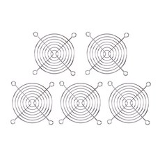 컴퓨터 케이스 냉각 팬 그릴 5 개 손가락 가드 40mm 50mm 60mm 70mm 80mm 90mm 110mm 보호 커버, 5pcs 120mm, 07 5pcs 120mm, 6) 5pcs 120mm