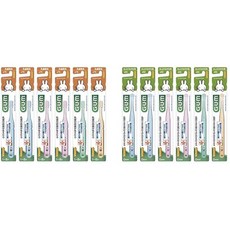 6. 【세트 구매] GUM (껌) 치과 어린이 칫솔 # 76 젖니 기용 부드러운 째] 6 개 팩 + 덤 【Amazon.co.jp, 칫솔 # 76 6 개 팩 + 칫솔 # 66, 칫솔 # 76 6 개 팩 + 칫솔 # 66, 상세 설명 참조0