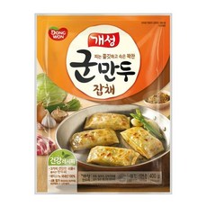 [KT알파쇼핑][동원] 개성군만두잡채 400g X 6봉 /냉동만두/간식