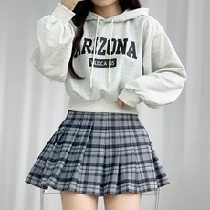 [빠른출발/기모추가] 아리나 크롭 후드티 핏보장 학생 크롭후드티 가을옷 겨울옷 학생후드티 오버핏후드티 루즈핏 세미크롭 놀이공원 교복후드티 가을후드티 학생 후드 레터링 크롭후드