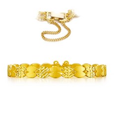 순금물방울팔찌