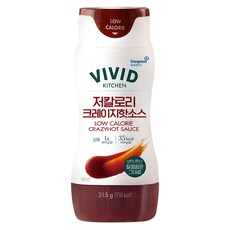 비비드키친 저칼로리 크레이지핫소스, 315g, 1개