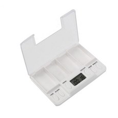 하루 4번 타이머 알약케이스(화이트), 본상품