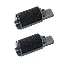 카시오 HR-8TE Plus 및 HR-8TM Plus 계산기 잉크 롤러 용 FJA 제품 호환 2 팩 블랙