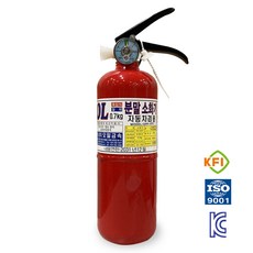 국산 ABC 분말소화기 0.7kg 자동차겸용 소화기 차량용 캠핑용 가정용 휴대용, 혼합색상, 1개, 700g