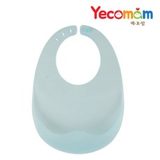예꼬맘 젤리 실리콘 턱받이, 라이트블루, 1개, 1개입
