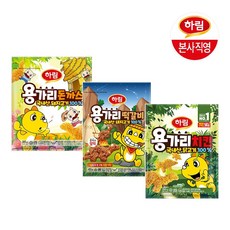 용가리세트 3종치킨300g+돈까스455g+떡갈비450g, 1세트 - 아기돈까스