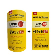 종근당건강 락토핏 생유산균 골드 50포+30포증정용