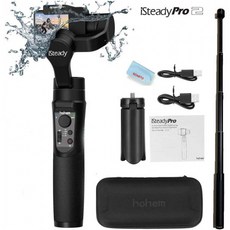 Hohem iSteady Pro 2 스플래시 방수 3 축 액션 카메라 휴대용 짐벌 안정기 GoPro Hero 7 / 6 / 5 / 4 / 3, 단일상품