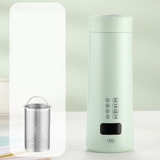 USB커피포트 스마트 온도 조절 컵 400ml 휴대용 전기 주전자 차 커피 여행용 끓는 물 주방 가전, 03 Smart Green filter_03 AU