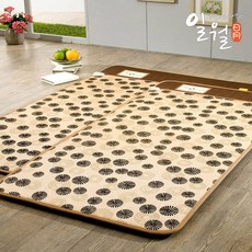 2023년형 일월 디지털 뉴숯황토방 전기매트 무자계열선 분리난방 전기장판 온열 황토 매트 전원차단, 일월 뉴숯황토방 싱글+더블