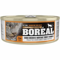 보레알 고양이 습식사료 치킨 + 칠면조, 156g, 24개