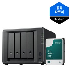 시놀로지 나스 4베이 NAS DS423+ (2TBx1) 정품 HDD HAT3300, 1L, 1개