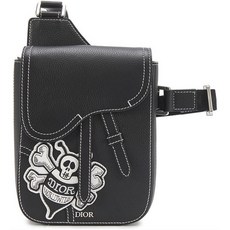 디올 블랙 DIOR SHAWN 새들 파우치백
