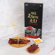 제주 프리미엄 흑돼지육포, 80g, 1개
