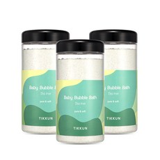티쿤 유아용 거품 입욕제 티트리향, 3개, 450g