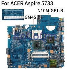 [해외] ACER ASPIRE 5738 5738G DDR3 메인 보드 용 KOCOQIN 노트북 마더 보드 082451 JV50 MV MB 48.4CC01. 011 N10MGE1B, 상세내용표시