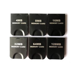 Wii용 NGC 게임큐브용 메모리 카드 4MB 8MB 16MB 32MB 64MB 128MB, 1개, 2) 4MB