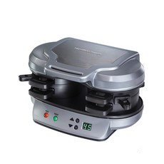 Hamilton Beach 해밀턴 비치 햄버거 메이커 토스터기 샌드위치 베이글, 라이트 그레이(25490-CN)