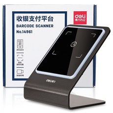 큐알코드 스캔 스캐너 전자출입명부 qr 단말기 바코드 인식 기계 델리 14961 점원