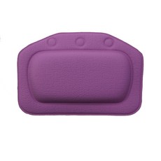 JCD 21 31cm 목 욕조 쿠션 스파 목욕 베개 머리 받침대 흡입 컵 욕실 용품 액세서리, 1-b, Purple