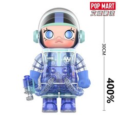 POPMART MEGA SPACE MOLLY 400 팝마트 메가 스페이스 피규어 시리즈, K. 스페이스 몰리 400, 1개