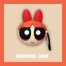 airpods 케이스 실리콘 애플 이어폰 캐릭터케이스 에어팟케이스, Powerpuff Girls는 airpods12