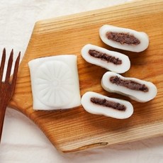 쫄득쫀득 절편 앙꼬 영양떡 간식용 마약떡 개별포장 냉동 미디어나무, 16개입, 1개