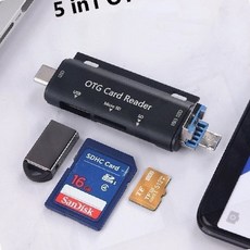 멀티리더기 카드 USB 타입C 스마트폰 블박 연결 데이터 전송, 1개, 상세페이지 참조, 상세페이지 참조