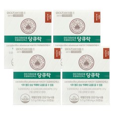 유한양행 당큐락 당화혈색소 혈당유산균 HAC01, 30정, 4개