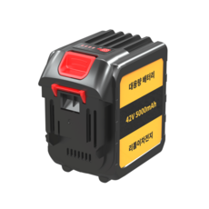 효자 예초기 전용 대용량 배터리 42V 5000mAh, 1개