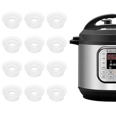 Instapot 교체용 플로트 밸브 개스킷 실리콘 실러 캡 12개 Instant Pot Duo 3 5 6 8Qt Plus Ultra LUX 8쿼트 206702, SENLIXIN Instapot 교체용 플로트 밸브 개
