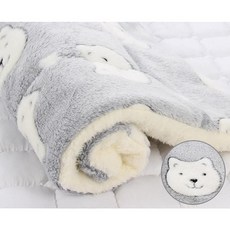 부드럽고 애완 동물 수면 매트 강아지 침대 고양이 침대용 양털, 9.Grey Bear, C.49X32CM, 1개