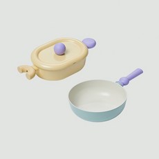 베터핑거 IH 인덕션 쿡웨어 비기너 2종 세트(24전골+22웍), 1개