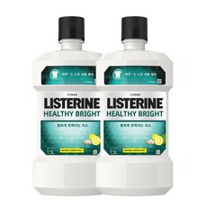 리스테린 헬시 브라이트 구강청결제 1.5L x 2개