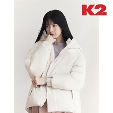 [K2수지광고] 씬에어(THINAIR) HOODY W 숏패딩 수지구스다운