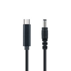 Coms IF989 Type C 전원 변환 케이블 1.5M/DC5.5(2.1) 케이블-전원케이블, 1개