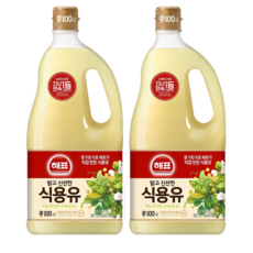 해표 식용유, 1.9L, 2개