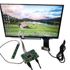 산업용 모니터 라즈베리 파이 디스플레이 용 15.6 형 터치 디스플레이 모듈 듀얼 HDMI 적합한 정전 식 10 포인트 터치 USB5V 전원 솔루션 Hi