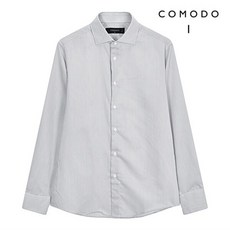 COMODO 코모도 코튼혼방 마이크로 다크그레이 패션 셔츠