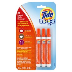 Tide To Go Instant Stain Remover Liquid Pen 타이드 얼룩제거펜 3개, 3개입