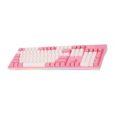 ABKO AN02 핑크 RGB BAR 축교환 기계식 키보드 (청축), 청축
