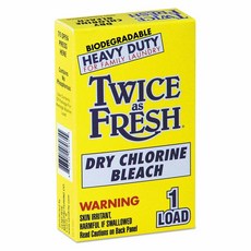 표백제 분말 Twice as Fresh Heavy Duty Coin-Vend Chlorine Bleach 트와이스 애즈 프레쉬 표백제 파우더 304oz(8.6kg), 1개