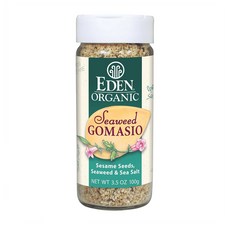 Eden Organic Seaweed Gomasio Sesame Seeds Seaweed & Sea Salt 참깨 해초 바다 소금 3.5OZ12팩, 1개